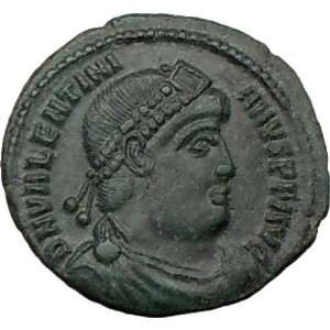   Authentic Roman Coin CHI RHO Labarum Christ Monogram 