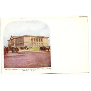  1910 Vintage Postcard The Art Institute   Chicago Illinois 