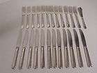 25 silver plate flateware wallace brothers 12 forks 13 knives returns 