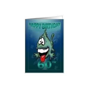  Happy Birthday Age 60 Happy Fish Card Toys & Games