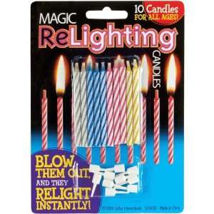  Magic Relighting Birthday Candles Toys & Games