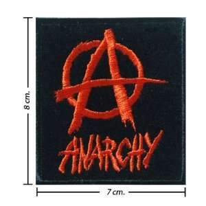 3pcs Punk Anarchy Music Band Logo Vi Embroidered Iron on Patches Kid 