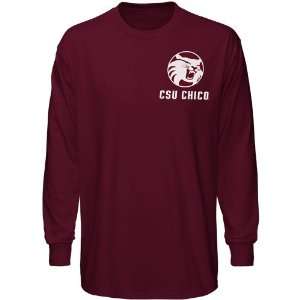  Cal State Chico Wildcats Cardinal Keen Long Sleeve T shirt 