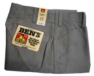 Ben Davis Original Classic 50 / 50 Blend Mens Twill Pants   SILVER LT 