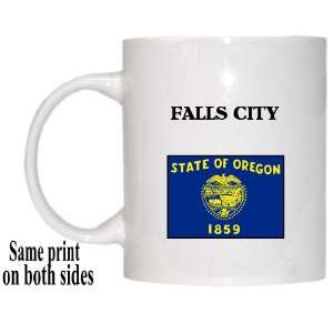    US State Flag   FALLS CITY, Oregon (OR) Mug 