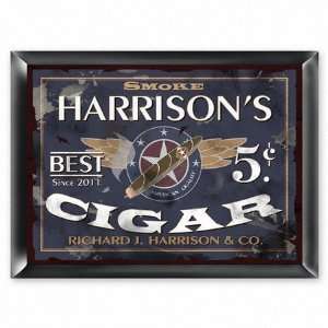  Personalized Patriot Cigar Traditional Pub Sign