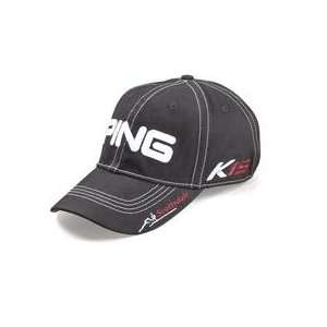   PING Tour Unstructured Hat   Black Contrast Stitch