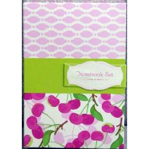   Stationery SOM4190 Pink and Lime Green Notebook Set