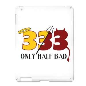 iPad 2 Case White of 333 Only Half Bad with Angel Halo Devil Pitchfork 