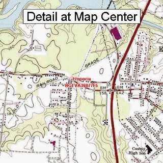   Map   Emporia, Virginia (Folded/Waterproof)