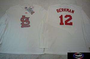 LADIES Cardinals LANCE BERKMAN Baseball JERSEY Shirt XX  