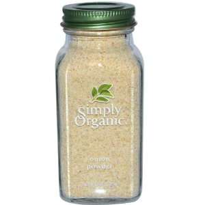 Simply Organic Onion, White Powder CERTIFIED ORGANIC 3.00 oz bottle 
