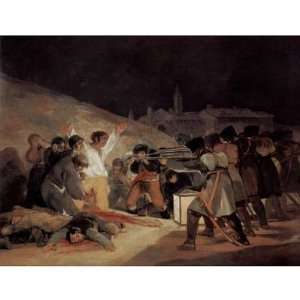   of the insurgents on 3 May 1808 in Madrid) Art Post
