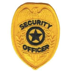  Security Officer Emblem (Gold and Black)