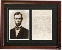 ABRAHAM LINCOLN emancipation proclamation Portrait  
