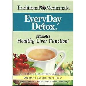  Traditional Medicinals Everyday Detox Tea   1 box Health 