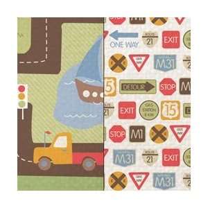Little Toot Double Sided Paper 12X12 Honk (10 Pack)