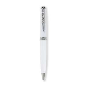  White with Bling Clip Pen 