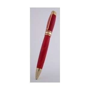  Bling Series Twist Pen in Silk Ruby Red