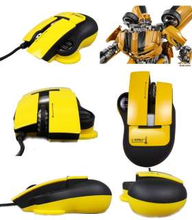 1600DPI Transformer3 BumbleBee Style Laser Gaming Mouse  
