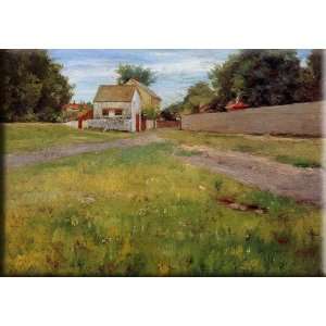 Brooklyn Landscape 16x11 Streched Canvas Art by Chase, William Merritt