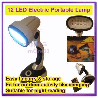 12 LED Portable Electric Lamp for outdoor activity v6  