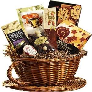 Java Giant Coffee and Espresso Gift Set   Gourmet Food Gift Basket 