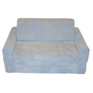  Blue Chenille Sofa