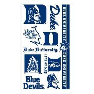  Duke Blue Devils Tattoo Sheet **
