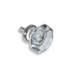  #G 34 CKP Brand Clear Glass Knob with Nickel Base