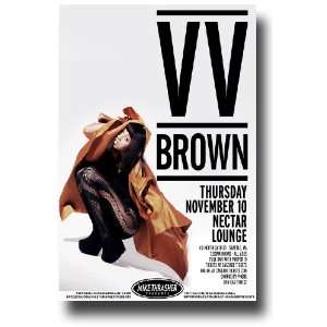  V.V. Brown Poster   Concert Flyer   Sea Nov 11