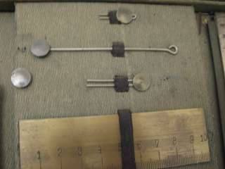 VINTAGE SUTER TEXTILE MACHINERY COTTON MILL THREAD COUNT SCALE TOOL 