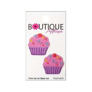  Blumenthal Applique Boutique Pink & Purple Cupcakes (3 