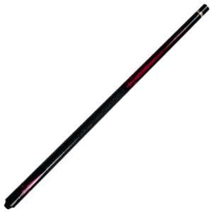   Ruby Red Designer 2 Piece Pool Cue with Case by TGT 
