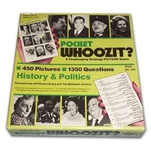  Pocket Whoozit? History and Politics Toys & Games