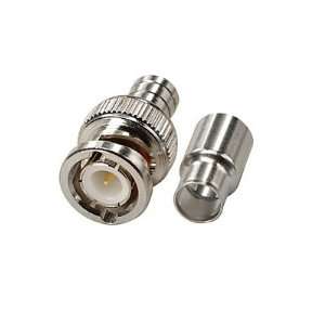  BNC Male 2pc Crimp On RG6 Coax Connector Pack of 10 