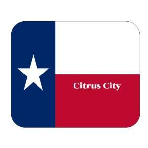    US State Flag   Citrus City, Texas (TX) Mouse Pad 