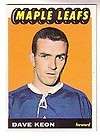 1966 67 Topps 78 Dave Keon Maple Leafs Nr Mt  