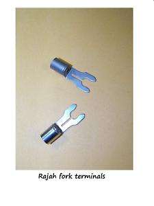 Rajah Fork crimp type spark plug terminals 2 terminals  