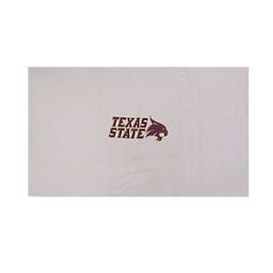  State Bobcats Texas State Beach Towel35x 62 White