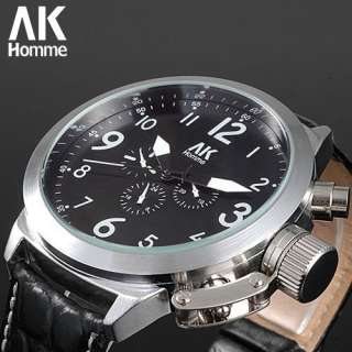 XXL Big Size Case Series AK Homme Tag Automatic Mechanical Mens Gift 
