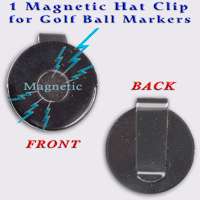 Golf Ball Marker MAGNETIC Hat CLIP   NEW  