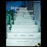 Statistical Techniques in Business and Economics   With CD (ISBN10 
