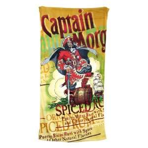    Captain Morgan Spiced Rum Logo 35 X 70 Beach Towel