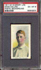 1911 M116 Sporting Life EDDIE COLLINS   Philadelphia   PASTEL 