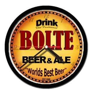  BOLTE beer and ale cerveza wall clock 