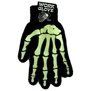   Skeleton Gloves Gothic Deathrock Punk Bone Rockabilly 