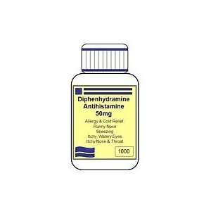  Diphenhydramine Cp 50mg *san Size 1000 Health & Personal 