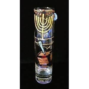  Jewish Fantasy Design   Bud Vase   7.5 Inches Tall