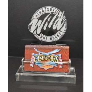  Minnesota Wild NHL Business Card Holder with Gift Box 